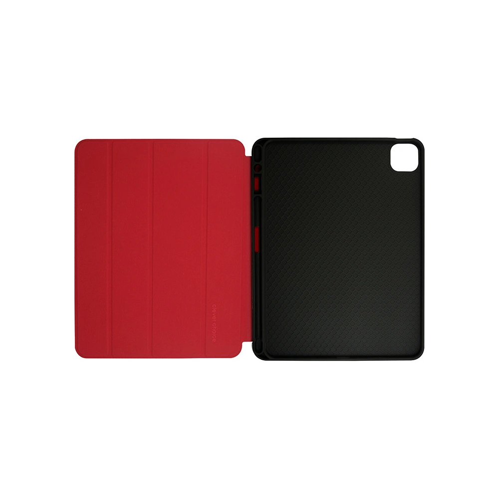Hurtownia GSM - Case Crong FlexFolio Apple iPad Air 10.9 2020/2022 (4, 5 gen) / iPad Pro 11 2021 (3 gen) / iPad Air 11 2024 (6. Generation) Pencil holder (rot) - CRG366 - {ean13} - Hurt