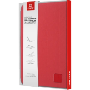 Hurtownia GSM - Case Crong FlexFolio Apple iPad Air 10.9 2020/2022 (4, 5 gen) / iPad Pro 11 2021 (3 gen) / iPad Air 11 2024 (6. Generation) Pencil holder (rot) - CRG366 - {ean13} - Hurt
