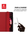 Hurtownia GSM - Case Crong FlexFolio Apple iPad Air 10.9 2020/2022 (4, 5 gen) / iPad Pro 11 2021 (3 gen) / iPad Air 11 2024 (6. Generation) Pencil holder (rot) - CRG366 - {ean13} - Hurt