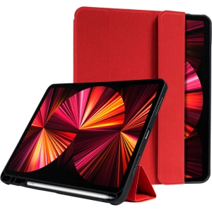 Hurtownia GSM - Case Crong FlexFolio Apple iPad Air 10.9 2020/2022 (4, 5 gen) / iPad Pro 11 2021 (3 gen) / iPad Air 11 2024 (6. Generation) Pencil holder (rot) - CRG366 - {ean13} - Hurt