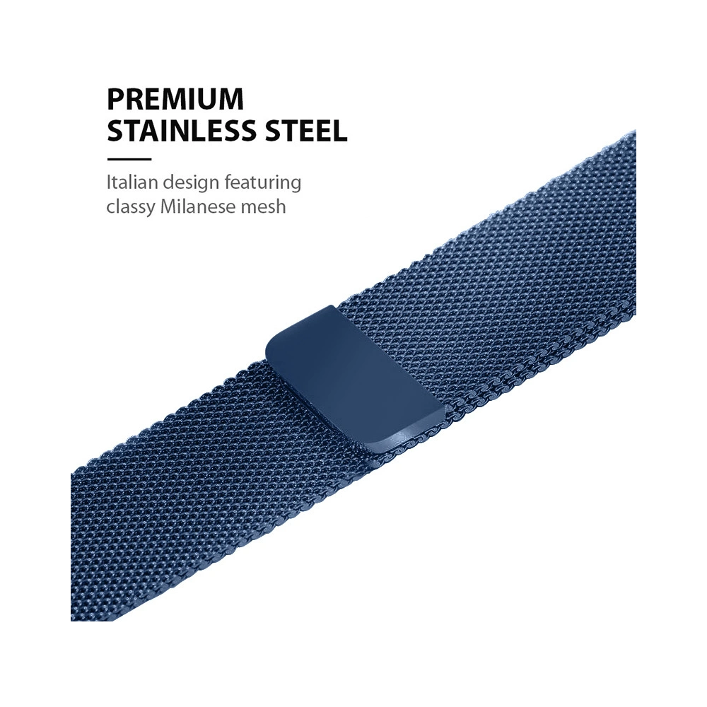 Hurtownia GSM - Brățara Crong Milano Steel Apple Watch 4/5/6/7/SE/8/9/Ultra 44/45/49mm (bleumarin) - CRG370 - {ean13} - Hurt