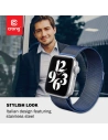 Hurtownia GSM - Brățara Crong Milano Steel Apple Watch 4/5/6/7/SE/8/9/Ultra 44/45/49mm (bleumarin) - CRG370 - {ean13} - Hurt