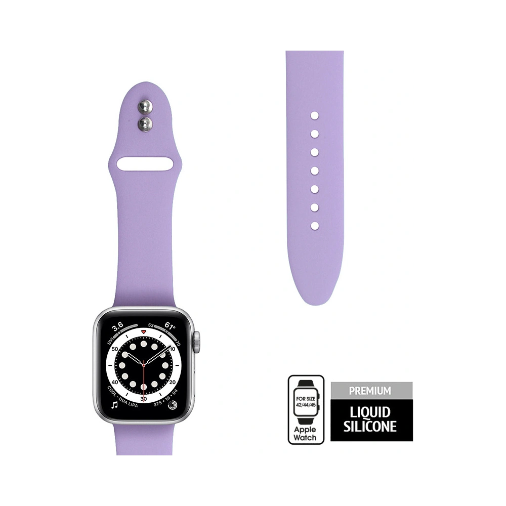Hurtownia GSM - Pasek Crong Liquid Apple Watch 4/5/6/7/SE/8/9/Ultra 44/45/49mm (violet) - CRG372 - {ean13} - Hurt