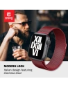 Hurtownia GSM - Brățara Crong Milano Steel Apple Watch 4/5/6/7/SE/8/9/Ultra 44/45/49mm (roșu) - CRG373 - {ean13} - Hurt