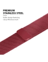 Hurtownia GSM - Brățara Crong Milano Steel Apple Watch 4/5/6/7/SE/8/9/Ultra 44/45/49mm (roșu) - CRG373 - {ean13} - Hurt