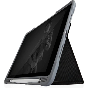 Wholesale STM Dux Plus Duo Apple iPad 10.2 2019/2020/2021 (7, 8, 9 gen) MIL-STD-810G Pencil charger (Black) - STM13 - {ean13} - Hurt