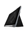 Etui STM Dux Plus Duo Apple iPad 10.2 2019/2020/2021 (7., 8. și 9. generație) MIL-STD-810G încărcător pentru Pencil (Negru)