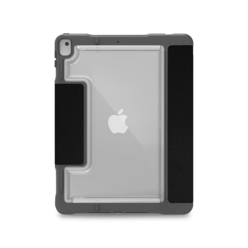 Etui STM Dux Plus Duo Apple iPad 10.2 2019/2020/2021 (7., 8. i 9. generacji) MIL-STD-810G Pencil charger (Black)