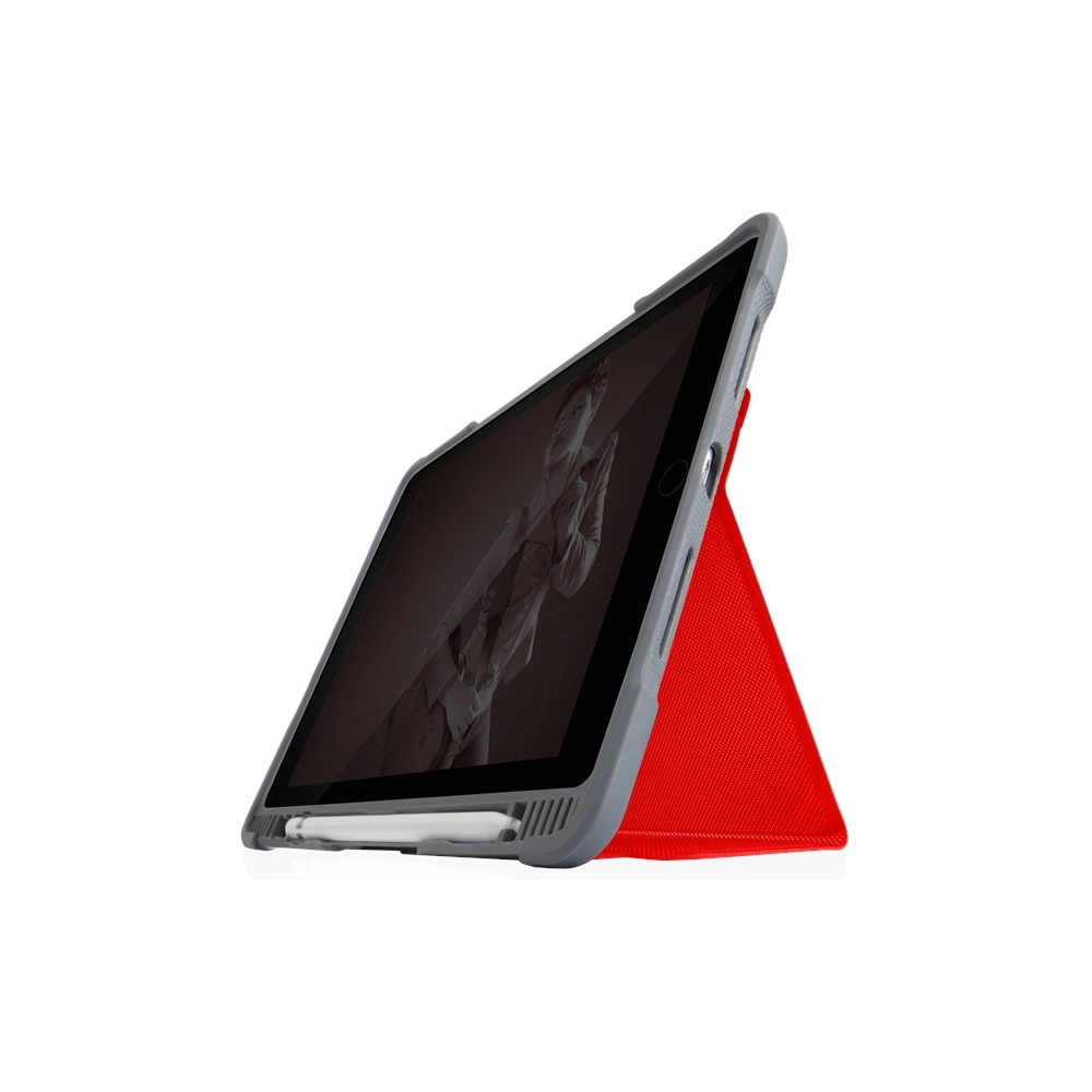 Hurtownia GSM - Etui STM Dux Plus Duo Apple iPad 10.2 2019/2020/2021 (7., 8. és 9. generáció) MIL-STD-810G Ceruza töltő (Piros) - STM14 - {ean13} - Hurt