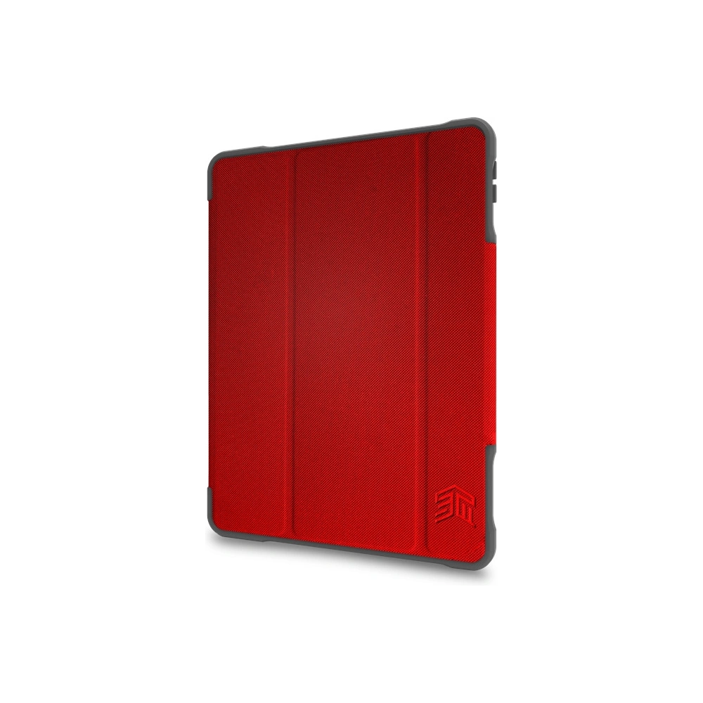 Hurtownia GSM - Etui STM Dux Plus Duo Apple iPad 10.2 2019/2020/2021 (7., 8. és 9. generáció) MIL-STD-810G Ceruza töltő (Piros) - STM14 - {ean13} - Hurt