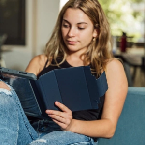 Hurtownia GSM - Etui STM Dux Plus Duo Apple iPad 10.2 2019/2020/2021 (7., 8. és 9. generáció) MIL-STD-810G Pencil töltő (Éjféli kék) - STM15 - {ean13} - Hurt