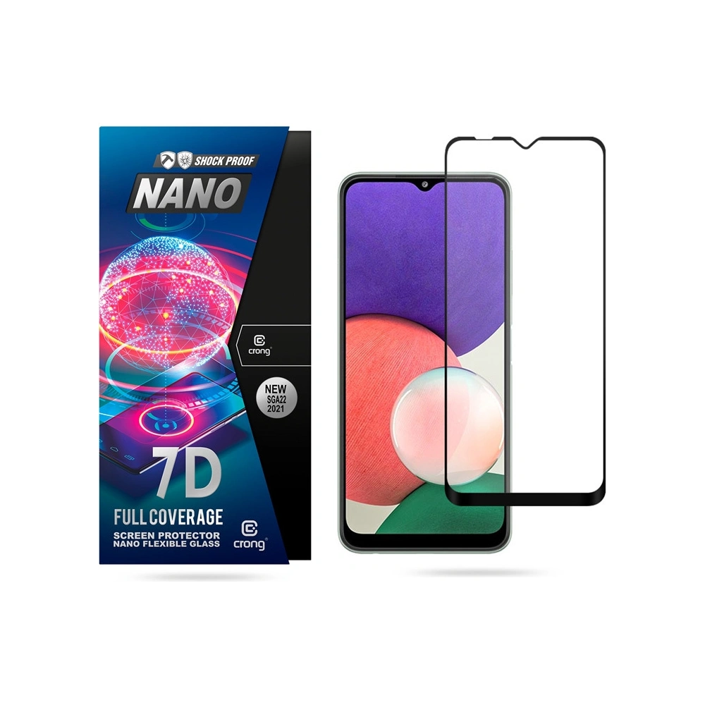 Hurtownia GSM - Sticlă hibridă Crong 7D Nano Flexible Glass Samsung Galaxy A22 5G - CRG375 - {ean13} - Hurt