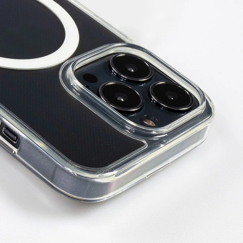 Etui Crong Clear MAG Cover MagSafe Apple iPhone 13 mini (przezroczysty)