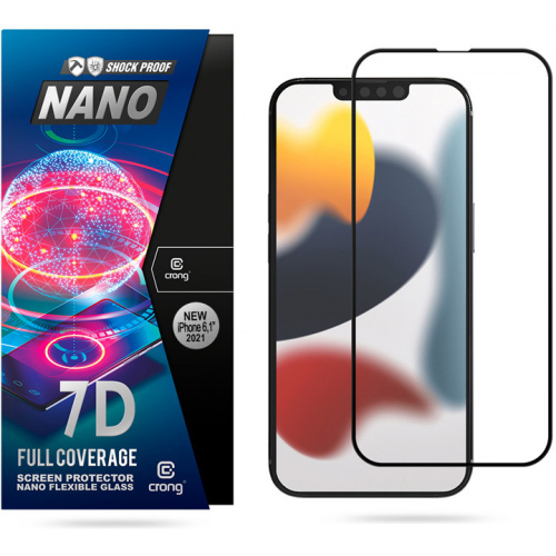 Crong Distributor - 5907731988049 - CRG402 - Crong 7D Nano Flexible Glass Apple iPhone 14/13/13 Pro - B2B homescreen