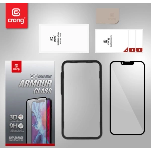 Hurtownia GSM - Edzett üveg Crong Antibakteriális 3D Páncél Üveg Apple iPhone 13 mini + telepítő keret - CRG404 - {ean13} - Hurt