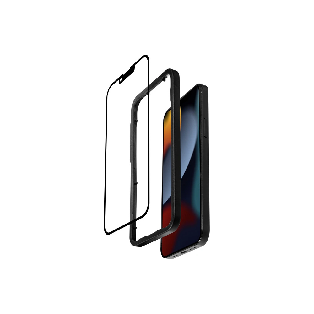 Wholesale Crong Anti-Bacterial 3D Armour Glass Apple iPhone 14/13/13 Pro + installation frame - CRG405 - {ean13} - Hurt