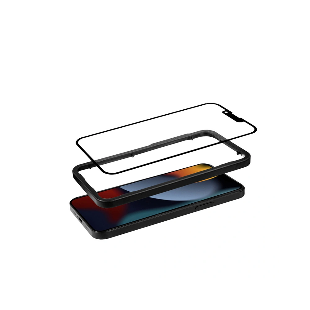 Hurtownia GSM - Edzett üveg Crong Anti-Bacterial 3D Armour Glass Apple iPhone iPhone 14 Plus / 15 Plus + telepítési keret - CRG406 - {ean13} - Hurt