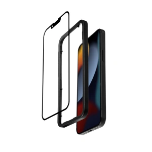 Tvrzené sklo Crong Anti-Bacterial 3D Armour Glass Apple iPhone iPhone 14 Plus / 15 Plus + instalační rámeček