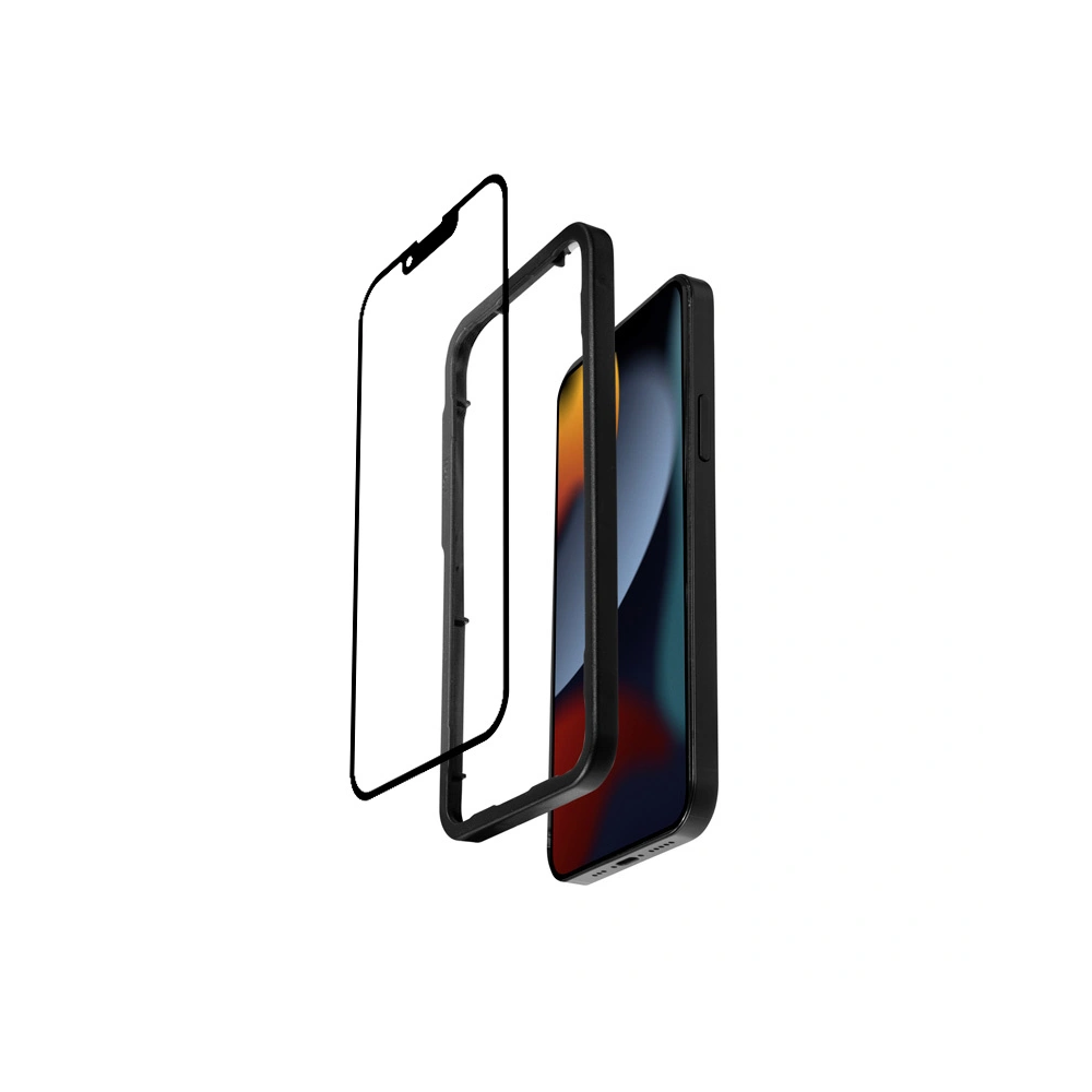 Hurtownia GSM - Szkło hartowane Crong Anti-Bacterial 3D Armour Glass Apple iPhone iPhone 14 Plus / 15 Plus + ramka instalacyjna - CRG406 - {ean13} - Hurt