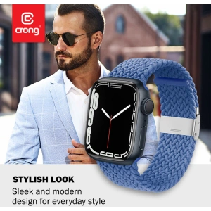 Hurtownia GSM - Pasek Crong Wave Band Apple Watch 4/5/6/7/SE/8/9/10 40/41/42mm (albastru) - CRG424 - {ean13} - Hurt