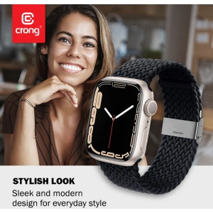 Hurtownia GSM - Pasek Crong Wave Band Apple Watch 4/5/6/7/SE/8/9/10 40/41/42mm (grafit) - CRG425 - {ean13} - Hurt