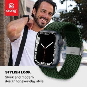 Hurtownia GSM - Pasek Crong Wave Band Apple Watch 4/5/6/7/SE/8/9/Ultra 44/45/49mm (zöld) - CRG426 - {ean13} - Hurt