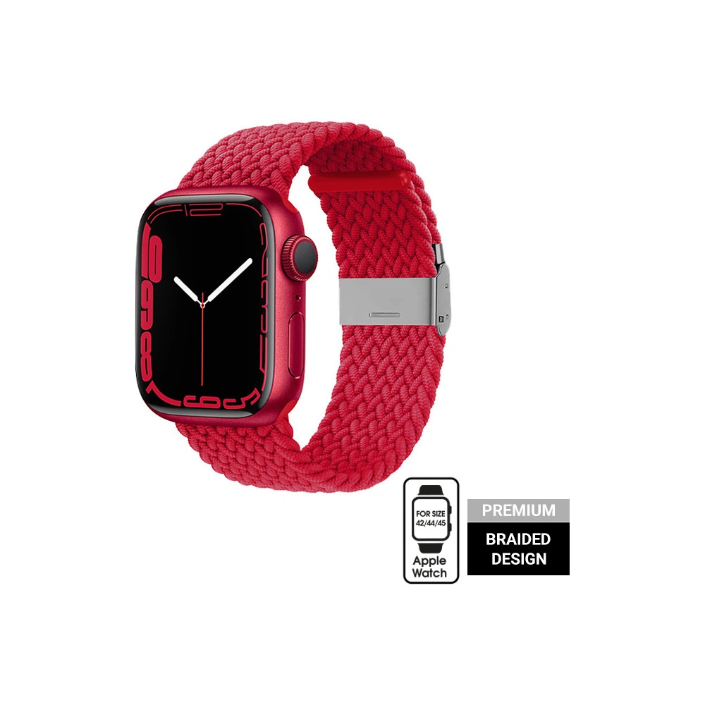 Hurtownia GSM - Pasek Crong Wave Band Apple Watch 4/5/6/7/SE/8/9/Ultra 44/45/49mm (piros) - CRG427 - {ean13} - Hurt