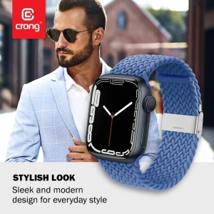 Hurtownia GSM - Pasek Crong Wave Band Apple Watch 4/5/6/7/SE/8/9/Ultra 44/45/49mm (kék) - CRG428 - {ean13} - Hurt