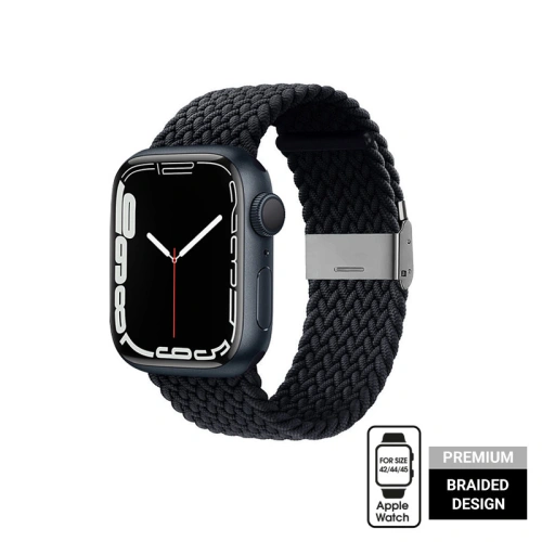 Pasek Crong Wave Band Apple Watch 4/5/6/7/SE/8/9/Ultra 44/45/49mm (grafitowy)