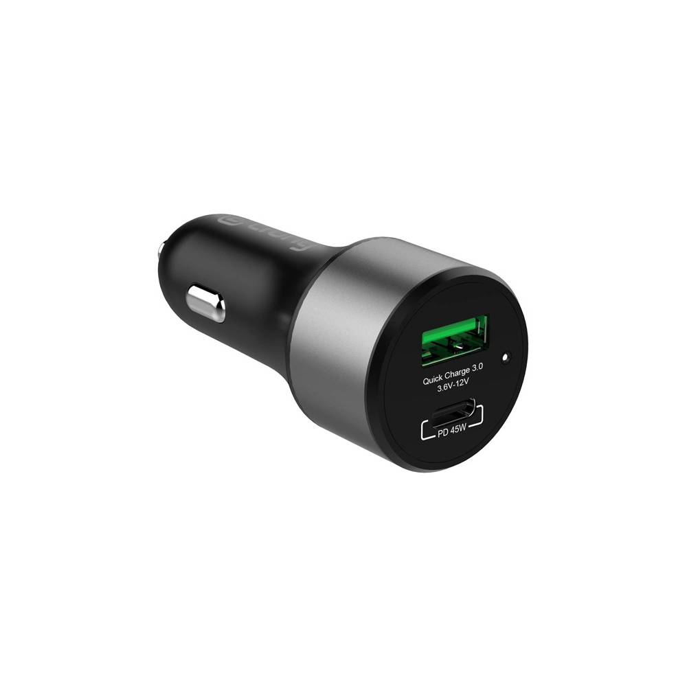 Wholesale Crong Power Car Charger 63W USB-C PD 45W + USB QC 3.0 18W (black) - CRG430 - {ean13} - Hurt