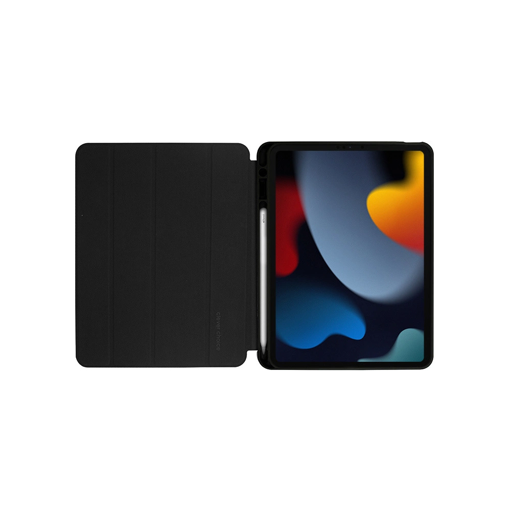 Hurtownia GSM - Etui Crong FlexFolio Apple iPad 10.2 2019/2020/2021 (7., 8. și 9. generație) suport pentru creion (negru) - CRG431 - {ean13} - Hurt