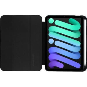 Hurtownia GSM - Etui Crong FlexFolio Apple iPad mini 2021 (a 6-a generație) / iPad mini 8.3" 2024 7gen suport pentru creion (negru) - CRG432 - {ean13} - Hurt