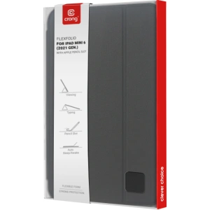 Hurtownia GSM - Case Crong FlexFolio Apple iPad mini 2021 (6. Generation) / iPad mini 8.3" 2024 7gen / iPad mini 8.3" 2024 7gen Pencil-Halter (schwarz) - CRG432 - {ean13} - Hurt