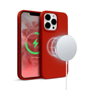 Wholesale Crong Color Cover Magnetic MagSafe Apple iPhone 13 Pro (red) - CRG434 - {ean13} - Hurt