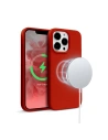 Case Crong Color Cover Magnetic MagSafe für Apple iPhone 13 Pro (rot)