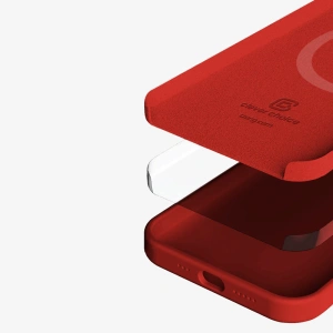 Wholesale Crong Color Cover Magnetic MagSafe Apple iPhone 13 Pro (red) - CRG434 - {ean13} - Hurt
