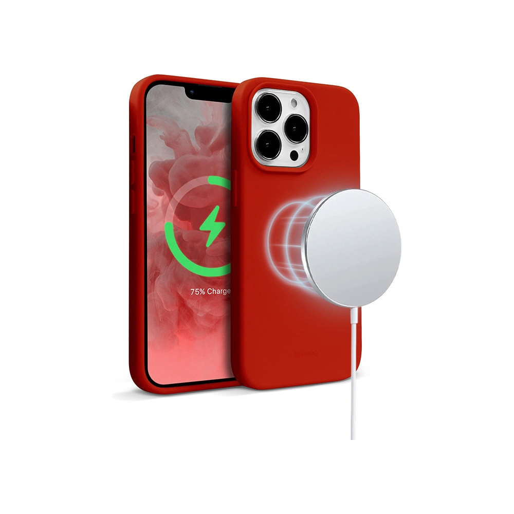 Hurtownia GSM - Etui Crong Color Cover Magnetic MagSafe Apple iPhone 13 Pro Max (roșu) - CRG435 - {ean13} - Hurt