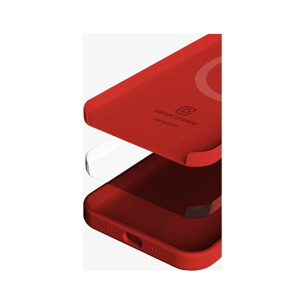 Hurtownia GSM - Etui Crong Color Cover Magnetic MagSafe Apple iPhone 13 Pro Max (roșu) - CRG435 - {ean13} - Hurt