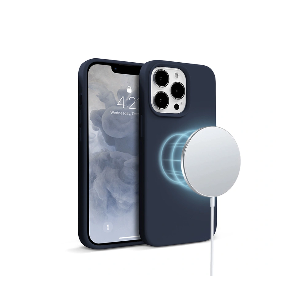 Hurtownia GSM - Etui Crong Color Cover Magnetic MagSafe Apple iPhone 13 Pro Max (albastru închis) - CRG437 - {ean13} - Hurt