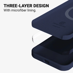 Hurtownia GSM - Etui Crong Color Cover Magnetic MagSafe Apple iPhone 13 Pro Max (albastru închis) - CRG437 - {ean13} - Hurt