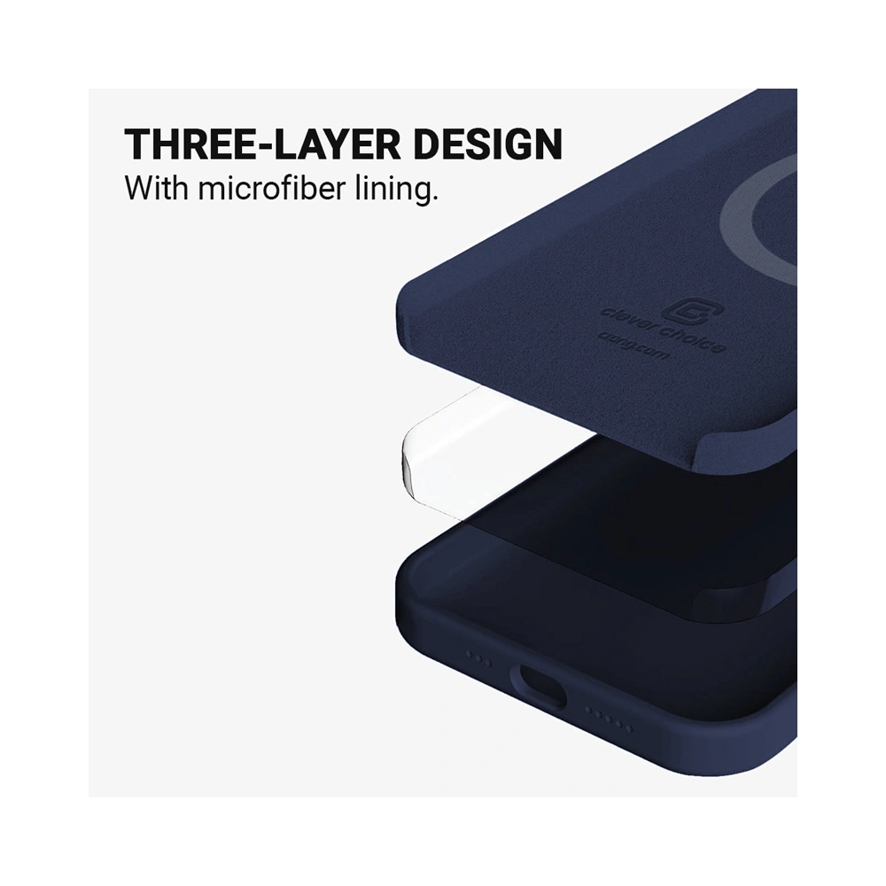Hurtownia GSM - Etui Crong Color Cover Magnetic MagSafe Apple iPhone 13 Pro Max (albastru închis) - CRG437 - {ean13} - Hurt