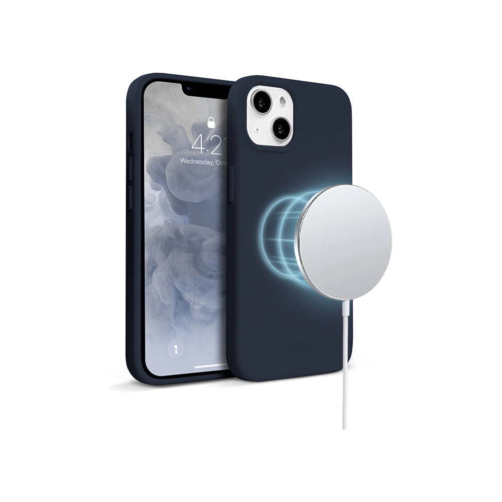 Wholesale Crong Color Cover Magnetic MagSafe Apple iPhone 13 (navy blue) - CRG438 - {ean13} - Hurt