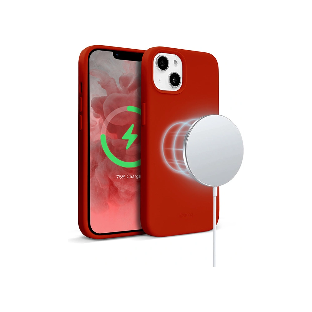Hurtownia GSM - Etui Crong Color Cover Magnetic MagSafe Apple iPhone 13 mini (červená) - CRG439 - {ean13} - Hurt