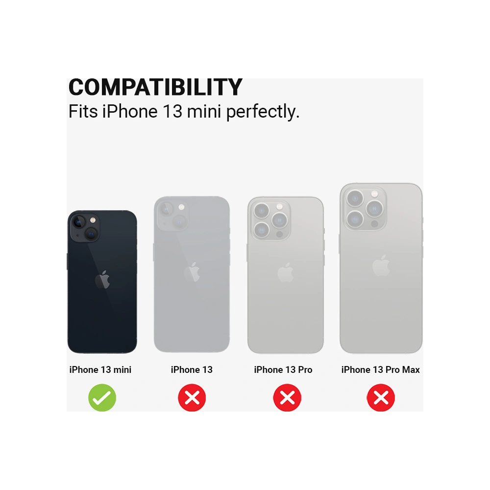 Hurtownia GSM - Etui Crong Color Cover Magnetic MagSafe Apple iPhone 13 mini (červená) - CRG439 - {ean13} - Hurt