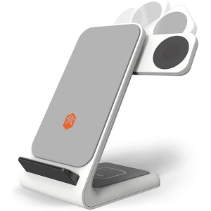 Hurtownia GSM - Vezeték nélküli töltő STM ChargeTree Swing 3w1 az Apple iPhone, AirPods és Watch számára (fehér) - STM31 - {ean13} - Hurt