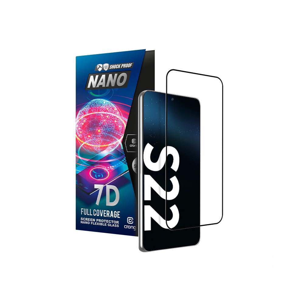 Hurtownia GSM - Hibrid üveg Crong 7D Nano Rugalmas Üveg Samsung Galaxy S22 - CRG444 - {ean13} - Hurt