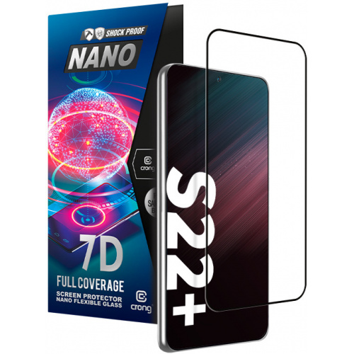 Crong Distributor - 5904310701228 - CRG445 - Crong 7D Nano Flexible Glass Samsung Galaxy S22+ Plus - B2B homescreen