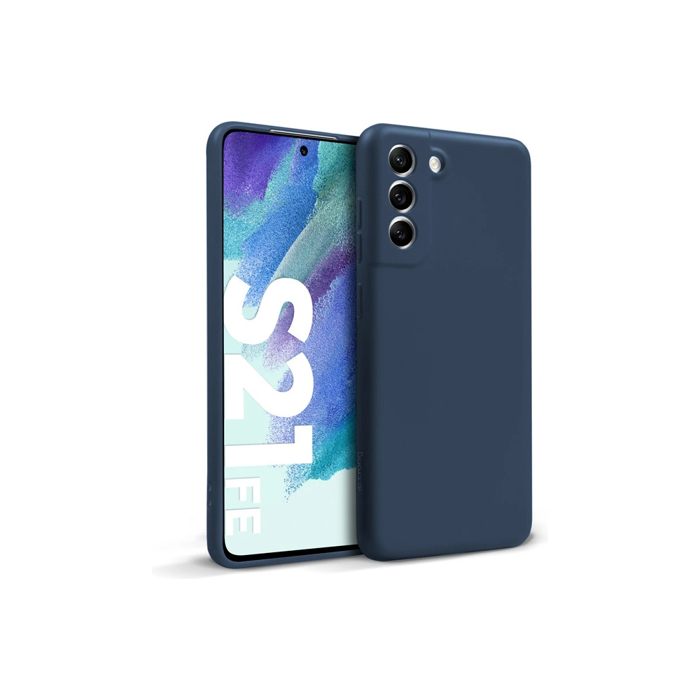 Hurtownia GSM - Etui Crong Színes Borító Samsung Galaxy S21 FE (sötétkék) - CRG447 - {ean13} - Hurt