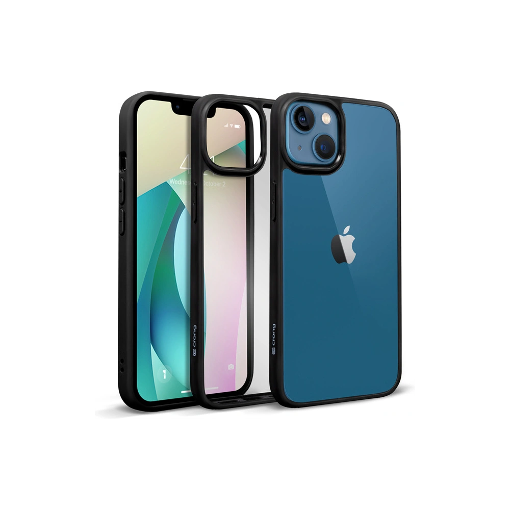 Hurtownia GSM - Etui Crong Clear Cover Apple iPhone 13 mini (fekete) - CRG451 - {ean13} - Hurt