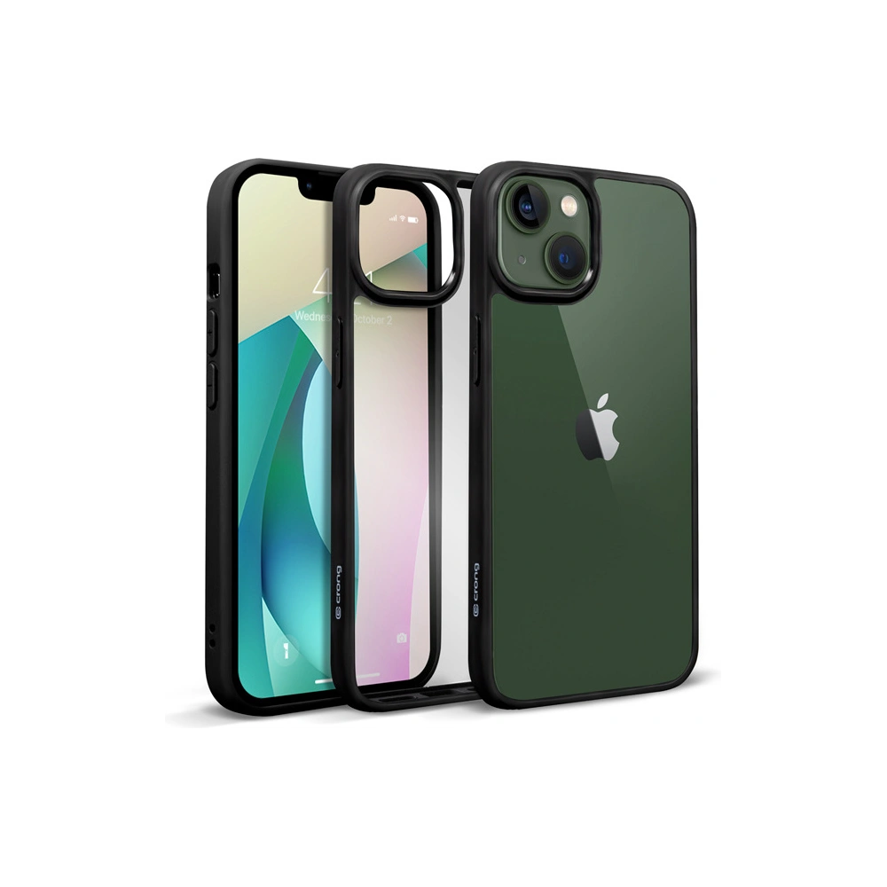 Hurtownia GSM - Etui Crong Clear Cover Apple iPhone 13 (fekete) - CRG452 - {ean13} - Hurt